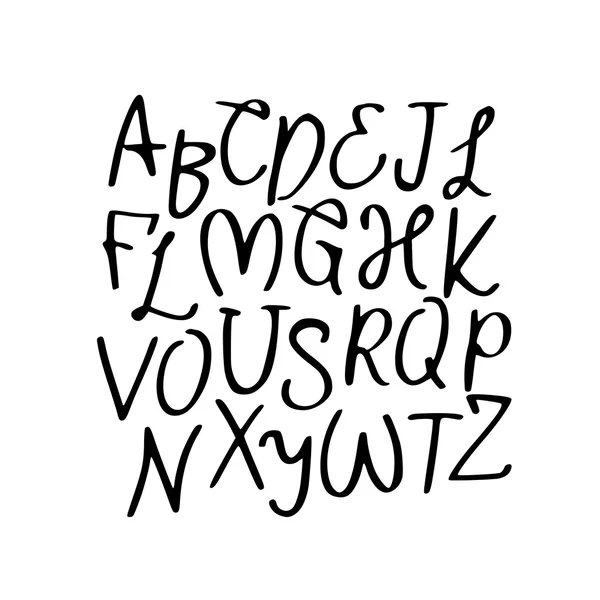 Современный векторный алфавит. Шрифт — стоковый вектор