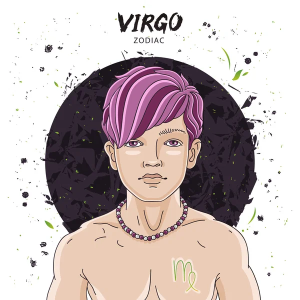 Signo del horóscopo astrológico Virgo . — Archivo Imágenes Vectoriales