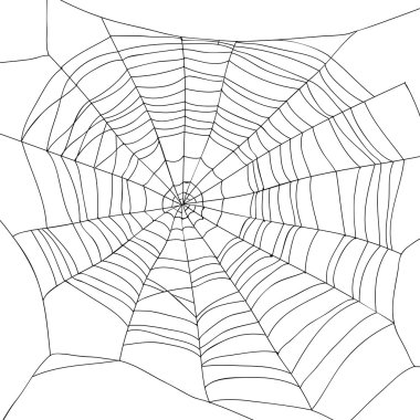 Soyut bir spiderweb çizim