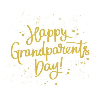 Mutlu büyükbaba ve Büyükanneler Günü! Eğilim hat.