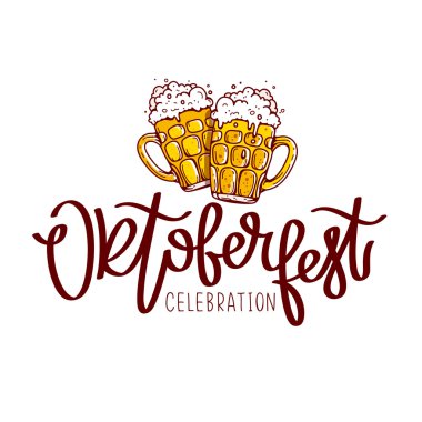 Oktoberfest kutlamaları. Eğilim hat.