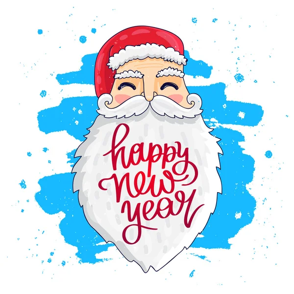Bonne année. Père Noël — Image vectorielle