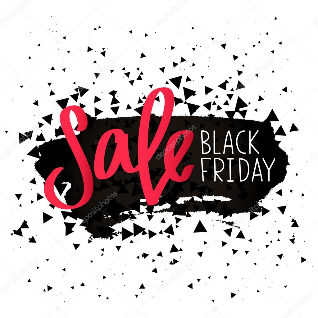 Black Friday. Sale. Calligraphy