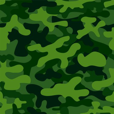 Kusursuz yeşil kamuflaj asker ordu vektör modeli. Anavatan Günü 'nün Mutlu Savunucusu, 23 Şubat. Vektör illüstrasyonu.