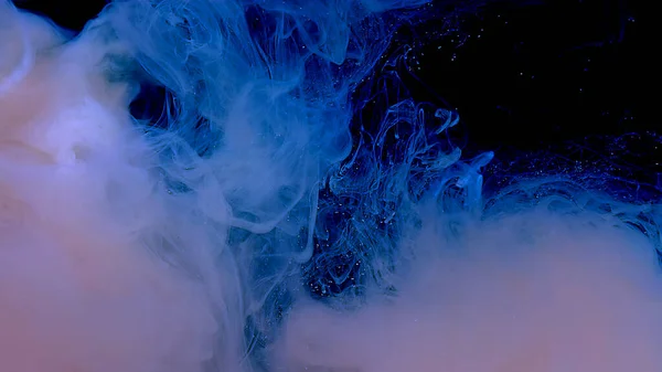 Increíble Espacio Fondo Mágico Nube Tinta Azul Blanco Púrpura Tinta —  Fotos de Stock