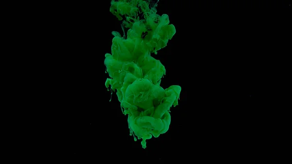 Fundo Mágico Cósmico Nuvem Tinta Verde Belo Fundo Abstrato Tinta — Fotografia de Stock