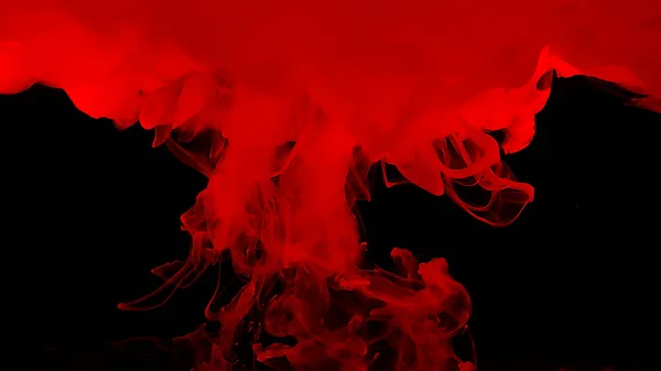 Waves Drops Red Paints Cosmic Magic Background Blood Red Cloud — Stock Photo, Image