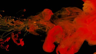 Masaüstünüz için güzel bir duvar kağıdı. Turuncu mürekkep bulutu. Müthiş soyut bir arka plan. Suda turuncu mürekkep damlacıkları. Kozmik yıldız arkaplanı. Siyah arkaplanda suyla boyanmış turuncu suluboya..