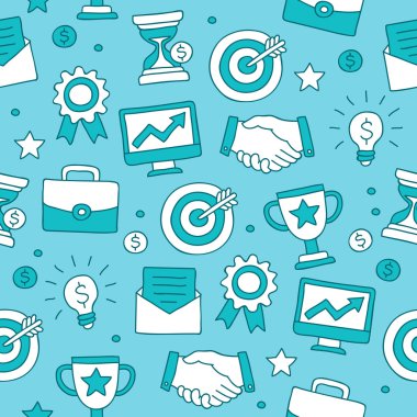 Sorunsuz vektör desen bir kariyer için simgesinin