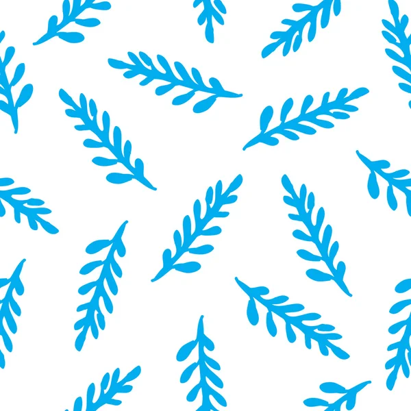 Vecteur sans couture motif floral bleu clair — Image vectorielle