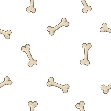 Kemiklerin sorunsuz vektör desen