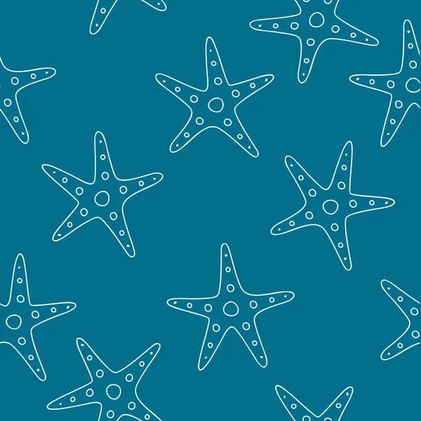 Абстрактный рисунок морских звёзд — стоковый вектор