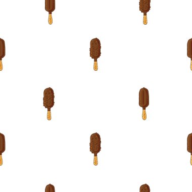 Sorunsuz vektör desen dondurma