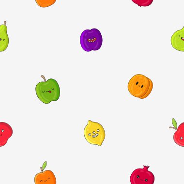 Sorunsuz vektör desen meyve