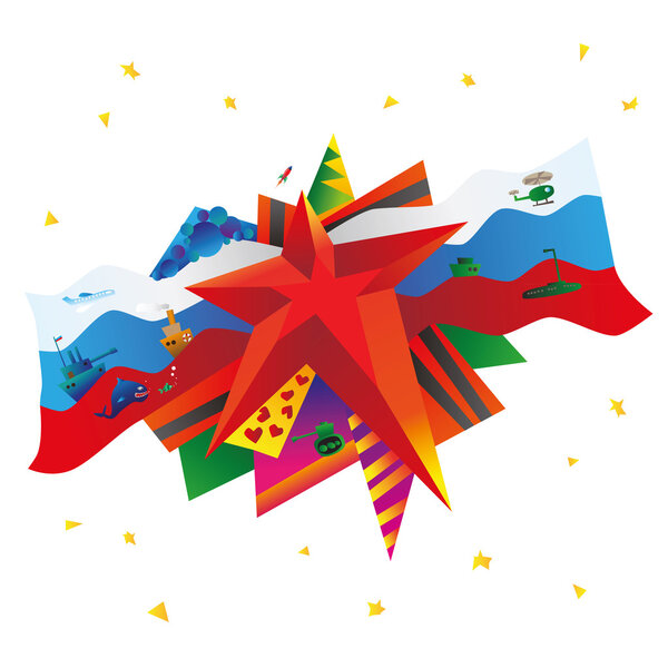 Great card forthe Day of Defender of the Fatherland