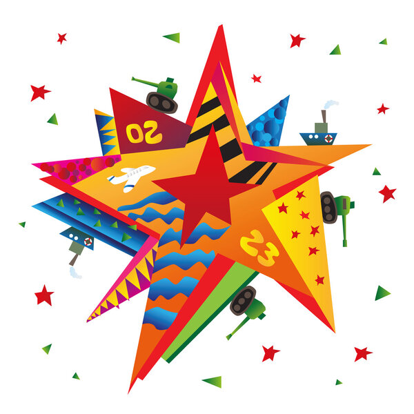 Great card for the Day of Defender of the Fatherland