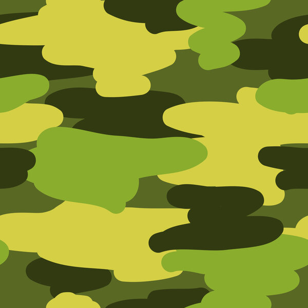 Seamless vector pattern camouflage coloring
