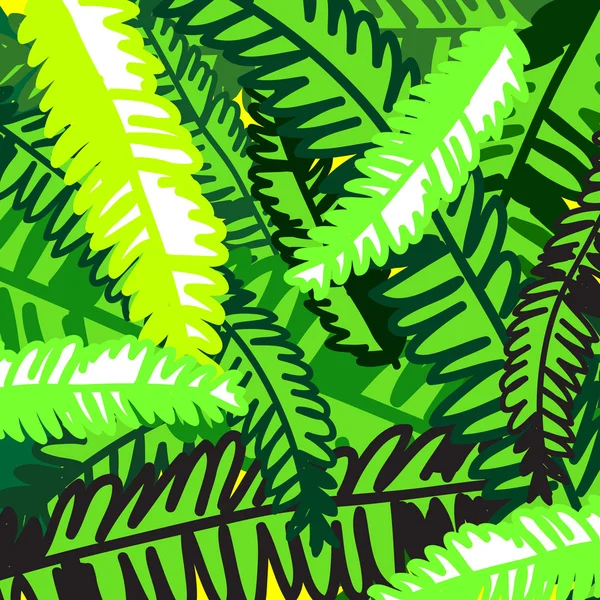 Modèle vectoriel abstrait à base de plantes — Image vectorielle