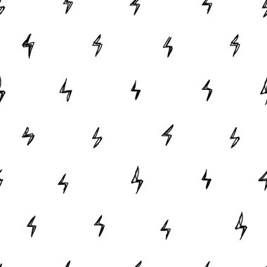 Sorunsuz vektör geometrik desen yıldırım