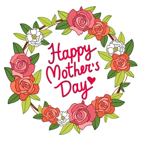 Feliz Día de las Madres. Excelente tarjeta de regalo — Vector de stock