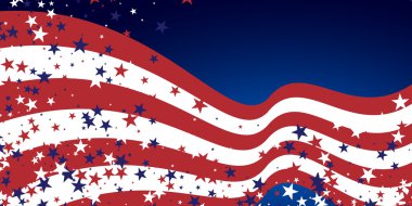 Arka plan renkleri Amerikan bayrağı. Bağımsızlık günü ya da Gaziler günü Tema arka plan