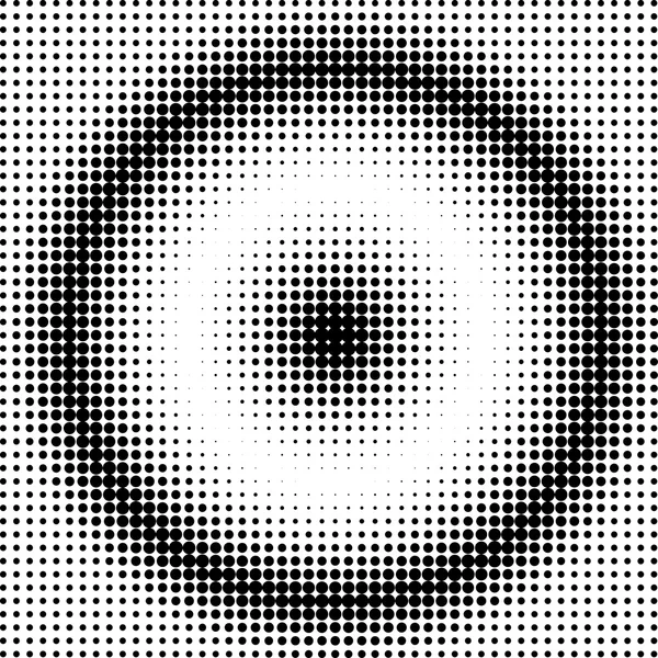 Abstracte halftone monochromatische achtergrond — Stockvector