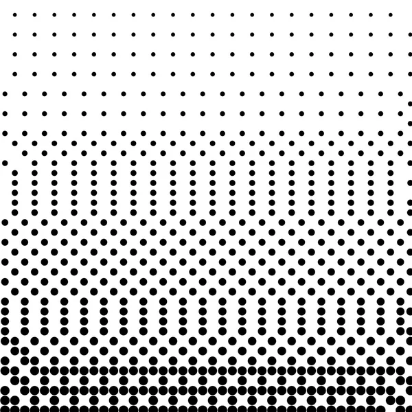 Abstracte halftone monochromatische achtergrond — Stockvector