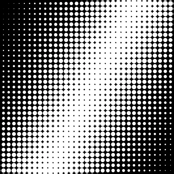 Abstracte halftone monochromatische achtergrond — Stockvector