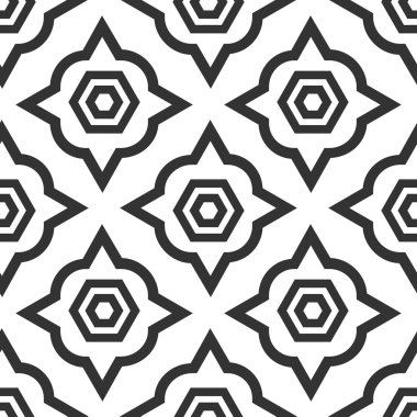 Siyah ve beyaz kusursuz desen