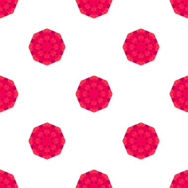 Dairesel süsleme ile Seamless Modeli