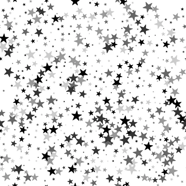 Patrón escandinavo sin costuras con estrellas — Vector de stock