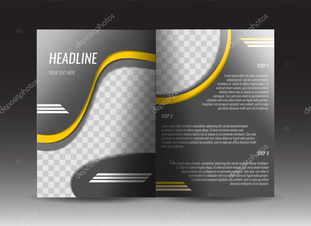 corporate brochure template design annual report presentation