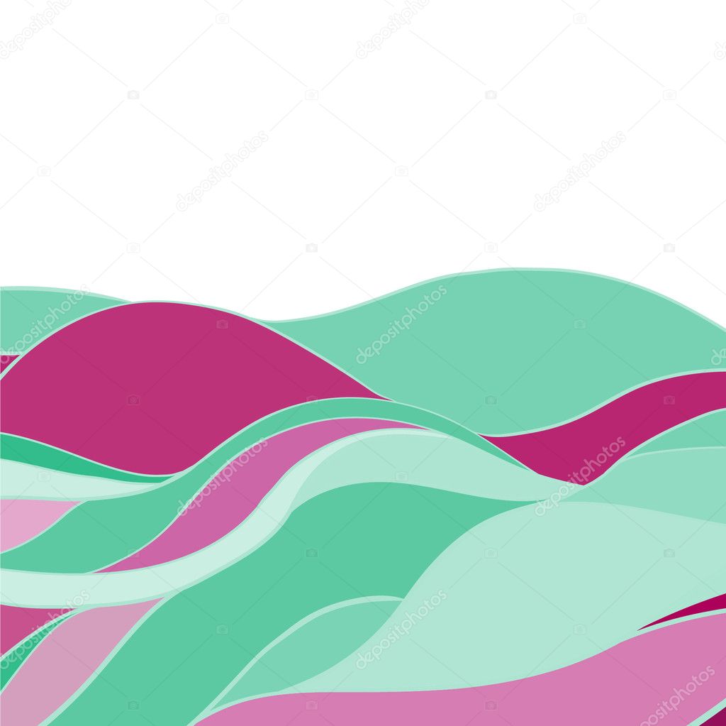 Abstract background with waves