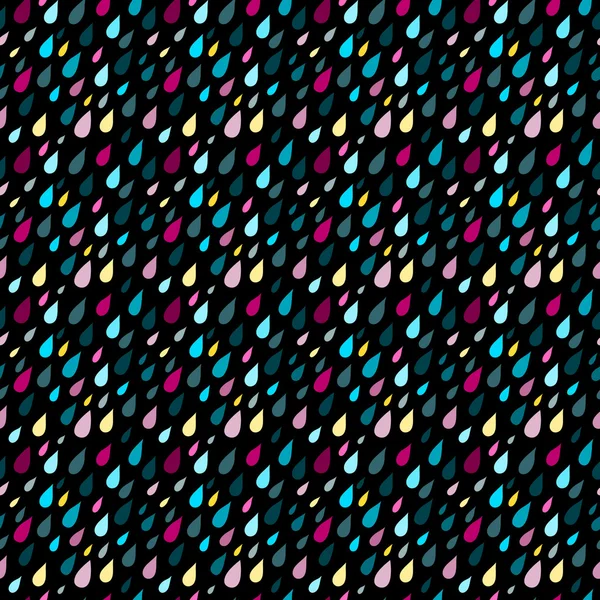 Rainy day seamless pattern — Stock Vector