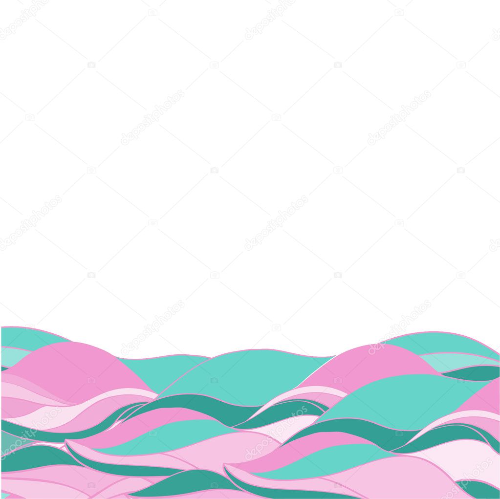 Abstract seamless background with waves