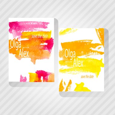 Suluboya tarihi bildirimi kartı Kaydet.