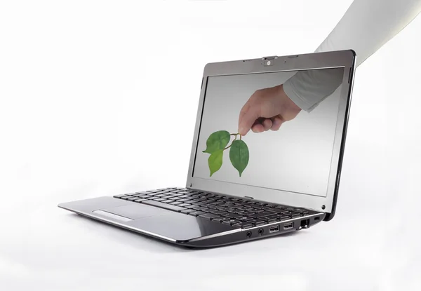 Nature and technology — Stock Photo, Image