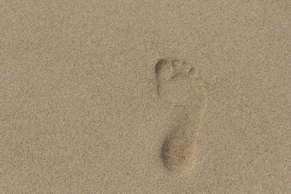 Zand en voet — Stockfoto