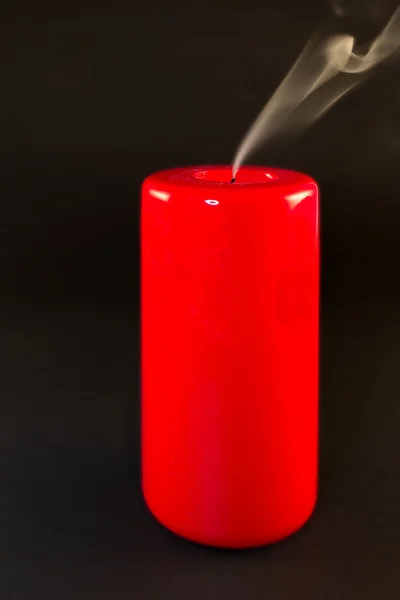 La candela rossa — Foto Stock