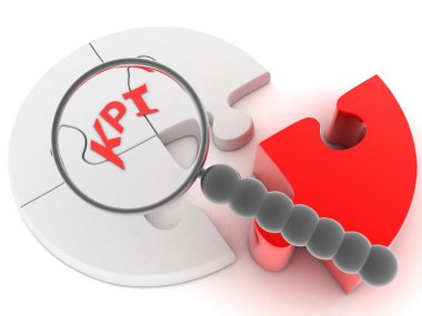 KPI 3d render KPI 3d render