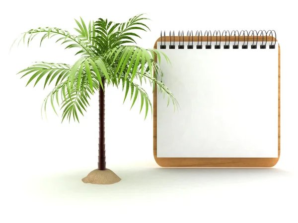 Palm boom 3D-rendering — Stockfoto