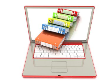 Kavram kitapları laptop