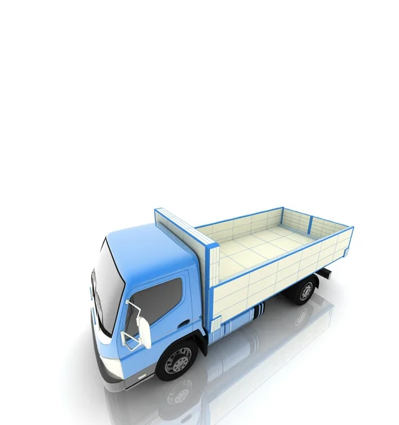Dodávka truck koncepce — Stock fotografie