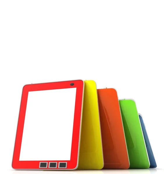 Begreppsmässigt Tablet PC — Stockfoto