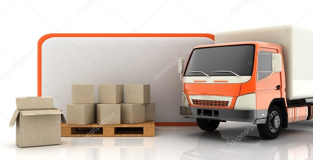 Concept. Shipping. Transport