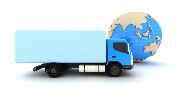 Begreppet. Shipping. Transport.Concept - 3d — Stockfoto