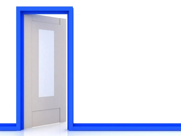 Dveře koncepce - 3d — Stock fotografie