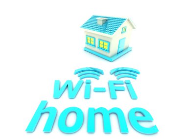 ev Internet, Wi fi kavramı 3d
