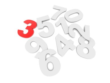 kırmızı beyaz 3d kavramı anlamak