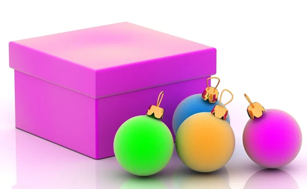 Christmas decorations Concept - 3D — Stock Photo, Image
